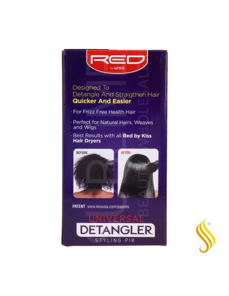 Red Kiss Universal Detangler Pik Peine difusor Para Secador